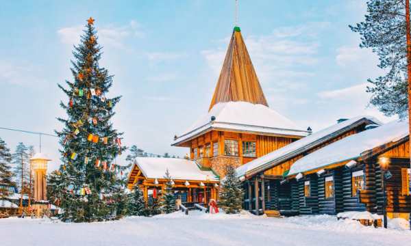 Lapônia no Natal. (Fonte - Google)